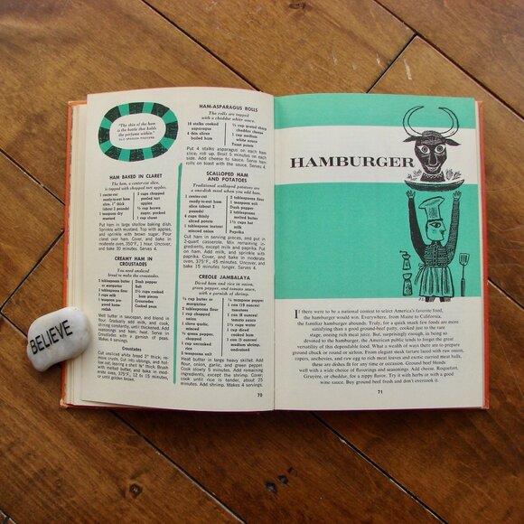 Vintage Woman's Day Collector's Cook Book 1960 Retro Cute Colour Pics 1st Ed - Picture 7 of 13